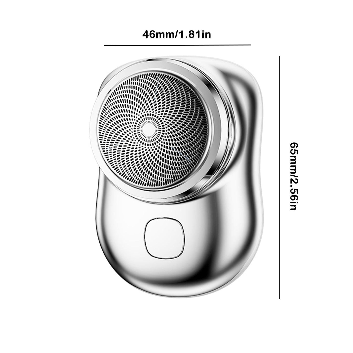 Mini Shaver 3 Blades Portable Electric Shaver Type-c Fast Charging Pocket Razor Beard Trimmer Shaving Machine