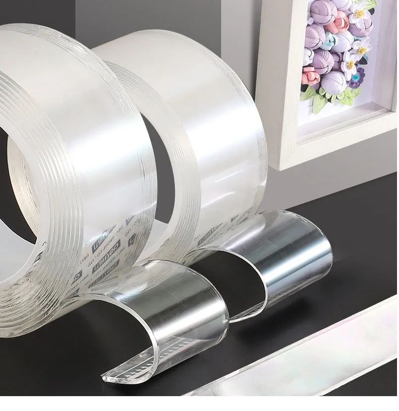 Nano Tape 3 Meter - transparent Ivy Grip Double sides silicone Adhesive Tape - Magic Tape