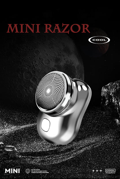 Mini Shaver 3 Blades Portable Electric Shaver Type-c Fast Charging Pocket Razor Beard Trimmer Shaving Machine