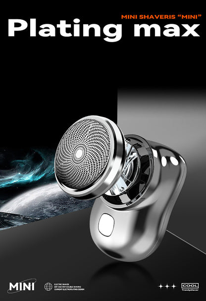 Mini Shaver 3 Blades Portable Electric Shaver Type-c Fast Charging Pocket Razor Beard Trimmer Shaving Machine