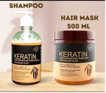 Pack Of 3 Items Keratin Hair Mask| Keratin Shampoo| Keratin Hair Serum